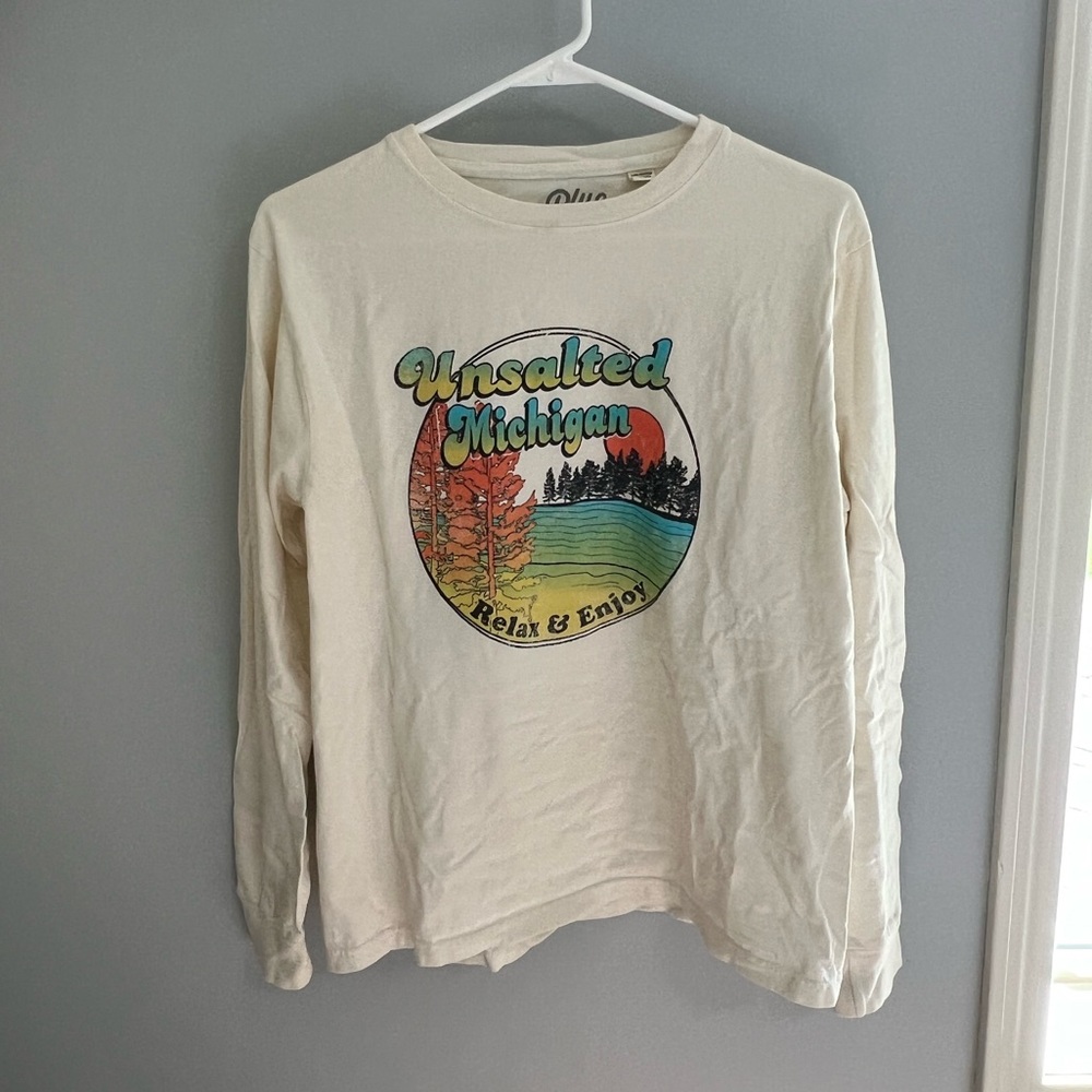Blue 84 Michigan Long Sleeve Sz S